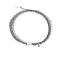 Men's Constellation Stainless Steel Necklace, Cable & Curb Chains Double Layer Necklace, Libra, 20.08~31.50 inch(51~80cm)