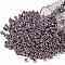 TOHO Round Seed Beads, Japanese Seed Beads, (PF568) PermaFinish Light Amethyst Metallic, 8/0, 3mm, Hole: 1mm, about 222pcs/10g