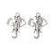 Tibetan Style Alloy Pendants, Elephant, Lead Free & Cadmium Free, Antique Silver, 30.5x21.5x4mm, Hole: 2mm