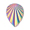 Ion Plating(IP) 304 Stainless Steel Big Pendants, Leaf Charms, Rainbow Color, 58x42x3mm, Hole: 1.8mm