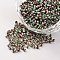 12/0 Opaque Colours Seep Glass Beads, Round Seed Beads, Colorful, 1.5~2x2mm, Hole: 0.5mm, about 22500pcs/450g