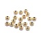 Yellow Gold Filled Corrugated Beads, 1/20 14K Gold Filled, Rondelle, 3.5x2.5mm, Hole: 0.8mm
