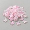 Gradient Color Transparent  Acrylic Beads, Glitter Beads Butterfly, Pink, 9.5x11x2.3mm, Hole: 1.8mm