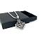 Viking Cross Stainless Steel Pendant Necklaces for Men Women, Stainless Steel Color, 23.62 inch(60cm)