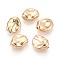 CCB Plastic Beads, Nuggets, Light Gold, 14.5x12x6.5mm, Hole: 1.6mm