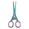 Stainless Steel Scissors, Eiffel Tower, Rainbow Color, 14x5.3x0.5cm