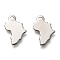 Non-Tarnish 201 Stainless Steel Charms, Laser Cut, Map, Stainless Steel Color, 12.5x9x0.5mm, Hole: 1.5mm