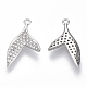Латунные микро проложить кубического циркония подвески KK-N232-23P-NF-1