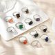 Природные и синтетические Gemstone кольца G-T017-01-2