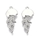 Латунные микропаве прозрачные кубические циркониевые подвески KK-C005-13P-2