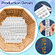 4 лист 11.6x8.2-дюймовых рисунков вышивки палочками и стежками DIY-WH0455-113-3