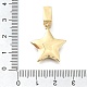 Латунные микро проложить кубического циркония подвески KK-S049-04G-B-3