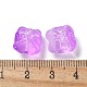 Выпечка расписные прозрачные стеклянные бусины X1-GLAA-C035-01S-3