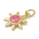Подвески из латуни с покрытием из эмали KK-K392-50G-05-2