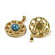 Синтетические бирюзовые подвески STAS-U024-15G-01-2