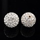 Pave disco бусины RB-Q195-12mm-001-2