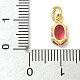 Латунные микро проложить кубического циркония подвески KK-U050-06G-01-4