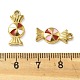 Подвески из нержавеющей стали 304 с эмалью STAS-D369-25G-3