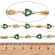 Латунные сердечные цепи KK-D368-03G-J-2