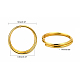 Железные разрезные кольца JRD10MM-01G-01-NF-2