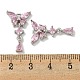Латунные микро проложить кубического циркония подвески KK-K378-21P-3