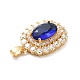 Латунные подвески с фианитами KK-I695-066G-3