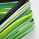 6 цвета рюш бумаги полоски DIY-J001-5mm-39cm-A04-1