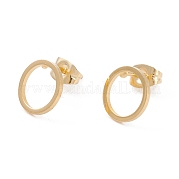 Серьги-гвоздики из нержавеющей стали 304 EJEW-Z012-10D-G