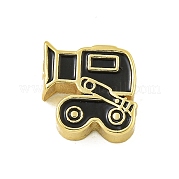 Стойки покрытие латунь эмаль бисер KK-U029-22G-10