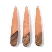 Подвески из смолы и дерева WOOD-F015-01B