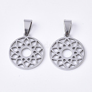 Подвески из нержавеющей стали с темой чакры STAS-N089-55P