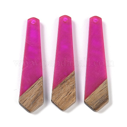 Подвески из смолы и дерева WOOD-F015-05F-1