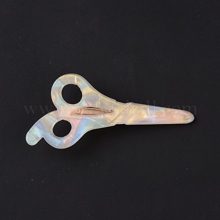 Акриловая заколки крокодил OHAR-P020-02G-1