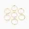 Tibetan Style Linking Rings, Metal Connector for DIY Jewelry Making, Circle Frames, Lead Free and Nickel Free, Antique Golden Color, 22x1.5mm, about 18.5mm inner diameter