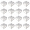 SUNNYCLUE 1 Box 100Pcs Valentines Day Puff Heart Charm 316 Stainless Steel Love Charms Silver Hearts Charms for Jewelry Making Charms DIY Necklace Earrings Crafts Women Adult Supply