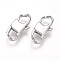 Tarnish Resistant 304 Stainless Steel Lobster Claw Clasps, Stainless Steel Color, 17x8x4mm, Hole: 4x4.5mm