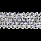 Transparent Electroplate Glass Beads Strands, AB Color Plated, Faceted, Bicone, Clear AB, 3.5~3.8x3mm, Hole: 0.8mm, about 107~110pcs/strand, 32.5~34cm