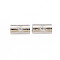 Tarnish Resistant 304 Stainless Steel Beads, Column with Sun, Stainless Steel Color, 12x6mm, Hole: 1.8mm