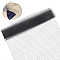 Deco Mesh Ribbons, Tulle Fabric, Tulle Roll Spool Fabric, for Skirt Making, Black, 43cm