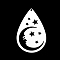 Non-Tarnish 201 Stainless Steel Pendants, Laser Cut, Teardrop with Star, Stainless Steel Color, 37.5x23.5x1mm, Hole: 1.5mm