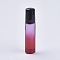 10ml Glass Gradient Color Essential Oil Empty Roller Ball Bottles, with PP Plastic Caps, Colorful, 8.55x2cm, Capacity: 10ml(0.34 fl. oz)