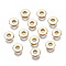 CCB Plastic Beads, for DIY Jewelry Making, Flat Round, Light Gold, 6x2mm, Hole: 2mm, about 9200pcs/500g
