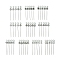 NBEADS 50 Pcs 10 Styles Decorative Sewing Pins, with Acrylic Imitation Pearl and Alloy Flower Beads Straight Quilting Pin 53mm/2.1inch Dressmaker Pins for DIY Sewing Craft Jewelry Decoration Fabric