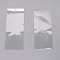 Rectangle PVC Transparent Plastic Bags, Clear, 13.6x5.4x0.05cm