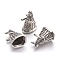 Alloy Pendants, Tibetan Style, Robot, Cadmium Free & Lead Free, Antique Silver, 34x19x26mm, Hole: 2.5mm