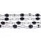 304 Stainless Steel Link Chains, with Spool, with Enamel, Soldered, Stainless Steel Color, Black, 4~10x2x0.4~2mm, about 32.8 Feet(10m)/roll