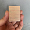Self Adhesive Alloy Stickers, Metal Scrapbooking Stickers, Small Letter A~Z, Rose Gold, Letter: 0.3cm