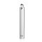 201 Stainless Steel Bar Tag Pendants, with Rhinestone, Rectangle, Crystal, Stainless Steel Color, 32x3.7x1.5mm, Hole: 3mm