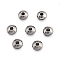 Tarnish Resistant Flat Round 304 Stainless Steel Spacer Beads, Stainless Steel Color, 8x4mm, Hole: 2mm