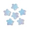 Imitation Candy Food Style Resin Cabochons, Star, Gradient Color, Sky Blue, 11x11.5x4.5mm